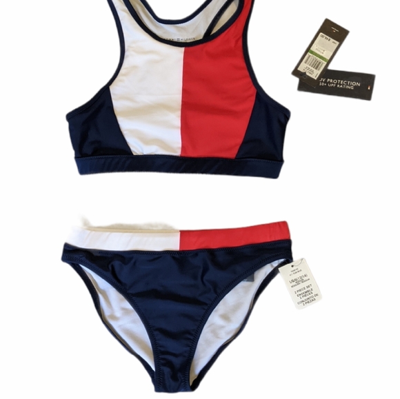 Tommy Hilfiger Racerback Two Piece Bikini    ✨Host Pick✨ - Picture 1 of 8